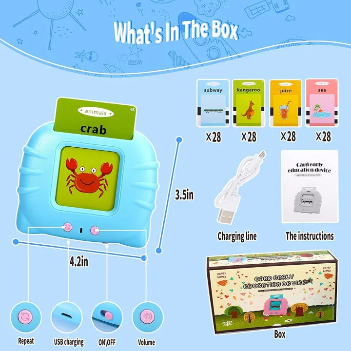 Flash Card Reader - Learning Toy for Toddlers