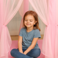 Pink Princess Castle Kids Play Tent, Children Playhouse