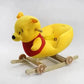 2-in-1 Plush Animal Rocking Chair with Wheels – Pooh Bear Character Designs