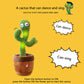 Dancing Cactus Toy – Singing & Talking Plush with 120 Songs