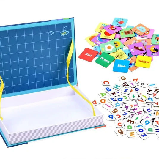 Magnetic Book | Piece Magnetic Puzzle Toy for Kids | Alphabets & Unicorn
