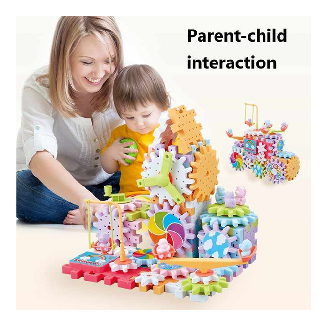 Magical Gear Blocks 83 Pcs STEM Set (Magic Plate Electric)