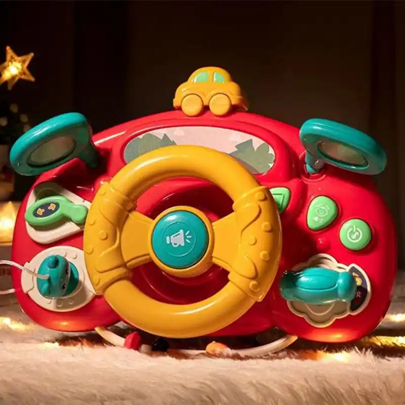 Kids Musical Steering Wheel Toy – Interactive Driving Simulation Toy