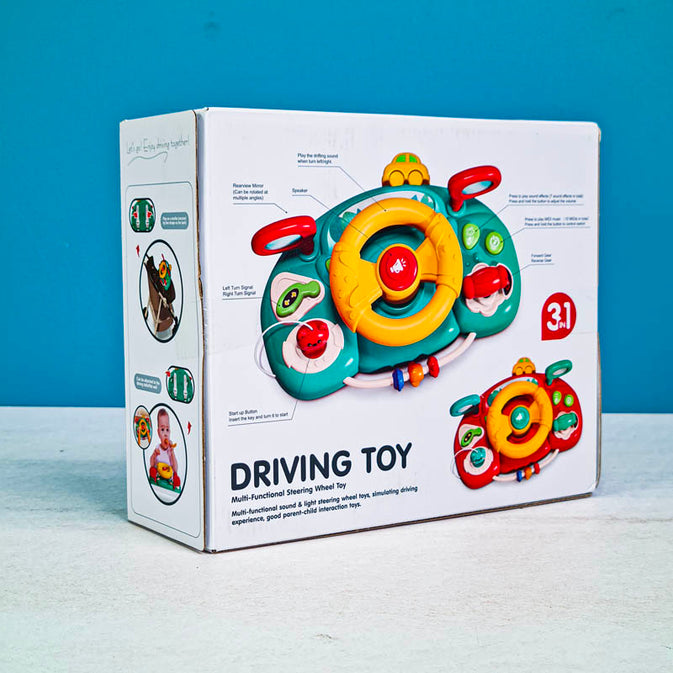 Kids Musical Steering Wheel Toy – Interactive Driving Simulation Toy