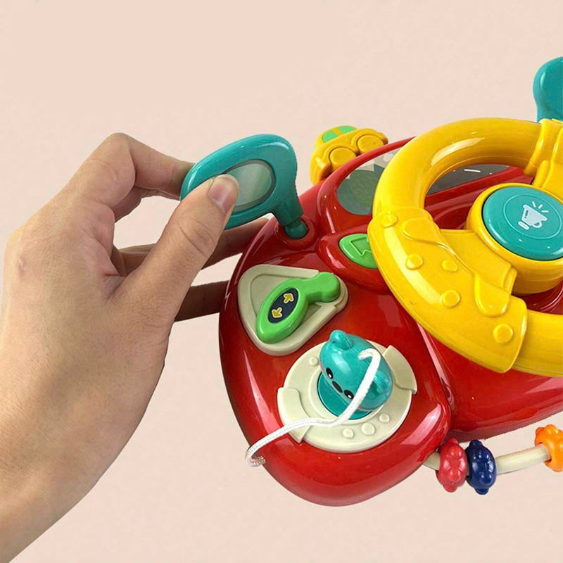 Kids Musical Steering Wheel Toy – Interactive Driving Simulation Toy