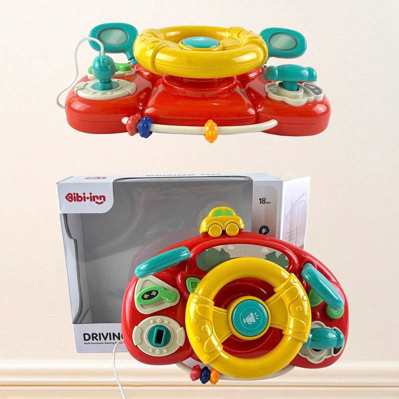 Kids Musical Steering Wheel Toy – Interactive Driving Simulation Toy