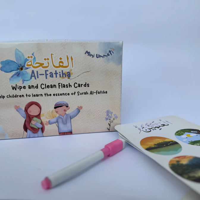 Surah Al-Fatiha Wipe & Clean Flash Cards