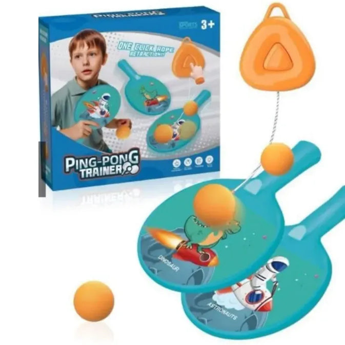 Hanging Table Tennis Trainer Triangle shape – Boost Focus & Keep Kids Engaged Indoors!