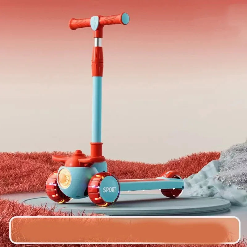 3-Wheel Kids Scooter with Adjustable Handlebar