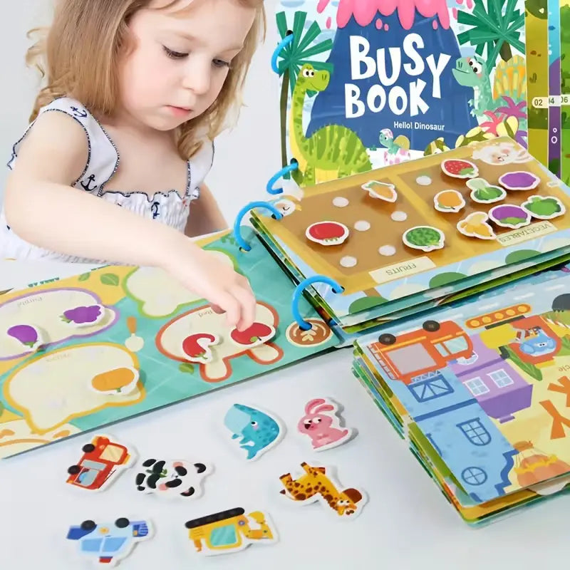 Weather & Time Busy Book – Early Learning Activity Book