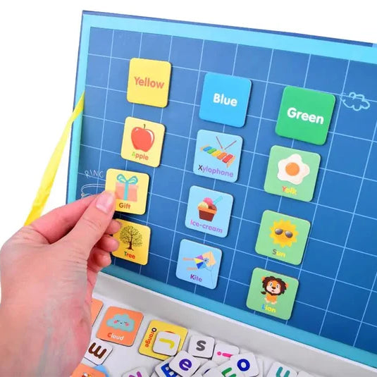 Magnetic Book | Piece Magnetic Puzzle Toy for Kids | Alphabets & Unicorn
