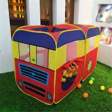 Cocomelon Bus-Themed Pop-Up Tent House for Kids – Indoor & Outdoor Play Tent