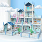 Deluxe Dollhouse Playset Multi-Level with Furniture (Ground+3 Floors)