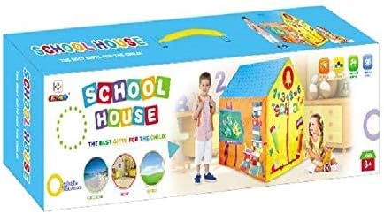 Interactive Pop-Up School House Tent – Educational Playhouse for Kids