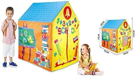 Interactive Pop-Up School House Tent – Educational Playhouse for Kids