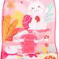 Pink Baby Bouncer Chair with Vibrations & Hanging Toys – Soft Padded Infant Seat with Safety Harness