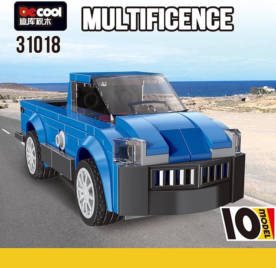 208+ PCS DECOOL Racing Car Building Blocks Set – Super Run (Ages 6+)