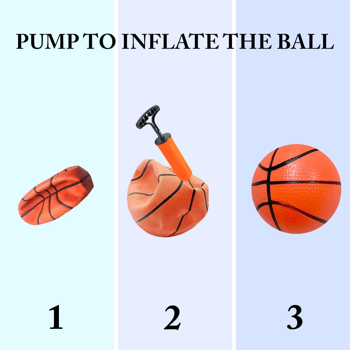 Metal Adjustable Kids Basketball Hoop Set with Ball & Pump – Indoor & Outdoor Sports Toy (Ages 3+)