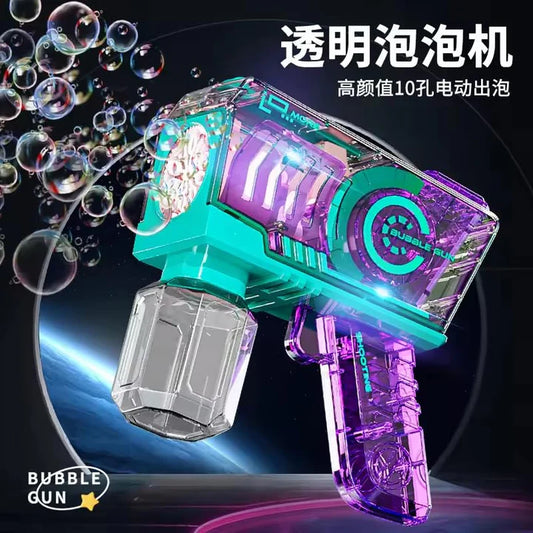 Futuristic Electric & Light Bubble Gun