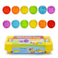 Shape Matching Egg Toy Set – 12 Pcs Montessori Color & Shape Learning Eggs