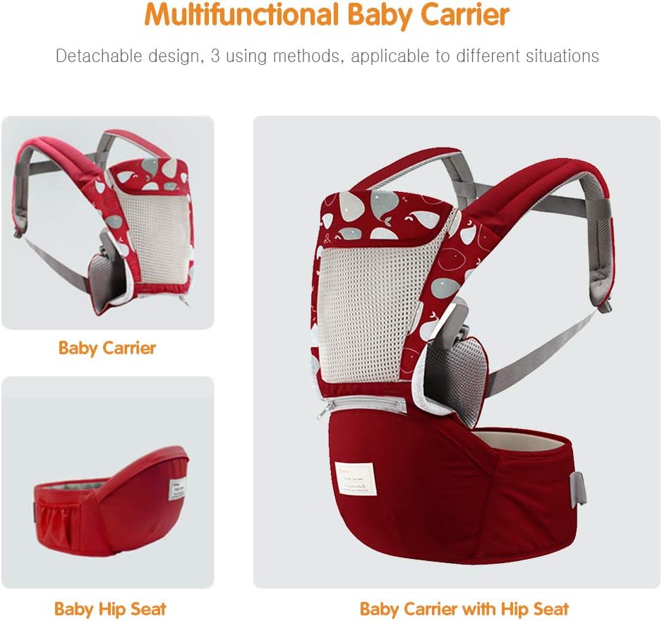 Baby Carrier – Breathable & Adjustable Carrier for Newborns to Toddlers (0-36 Months)