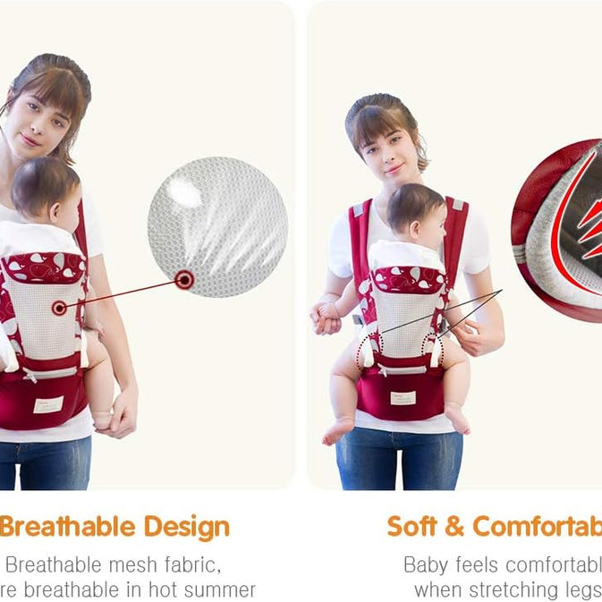 Baby Carrier – Breathable & Adjustable Carrier for Newborns to Toddlers (0-36 Months)
