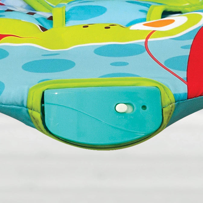 Colorful  Baby Bouncer with Toy Bar – Soft & Secure