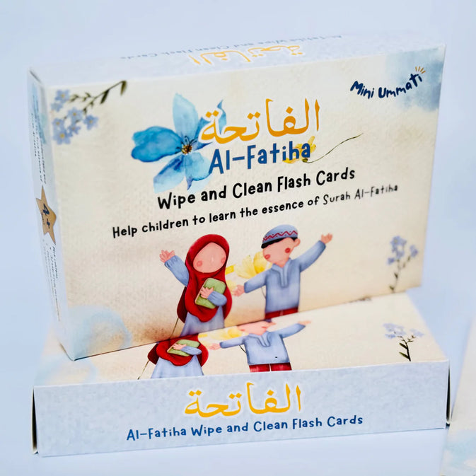 Surah Al-Fatiha Wipe & Clean Flash Cards