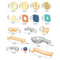 STEM Gear & Ball Track Set – Build, Roll & Learn Puzzle Blocks (98+ Pcs)