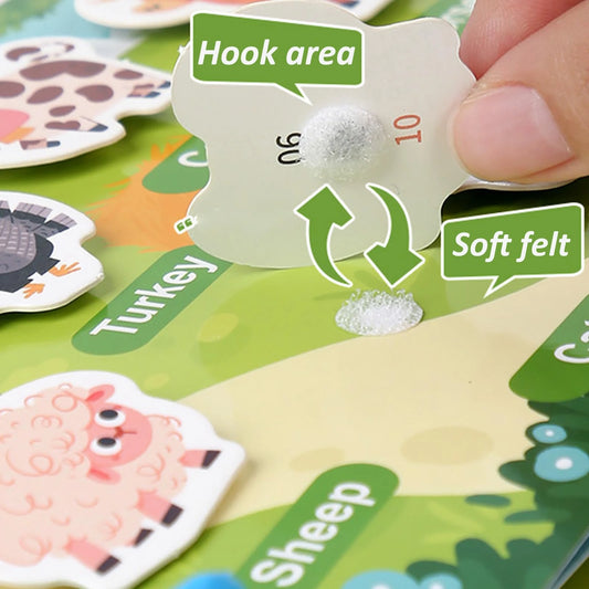 Animals Busy Book – Early Learning Activity Book