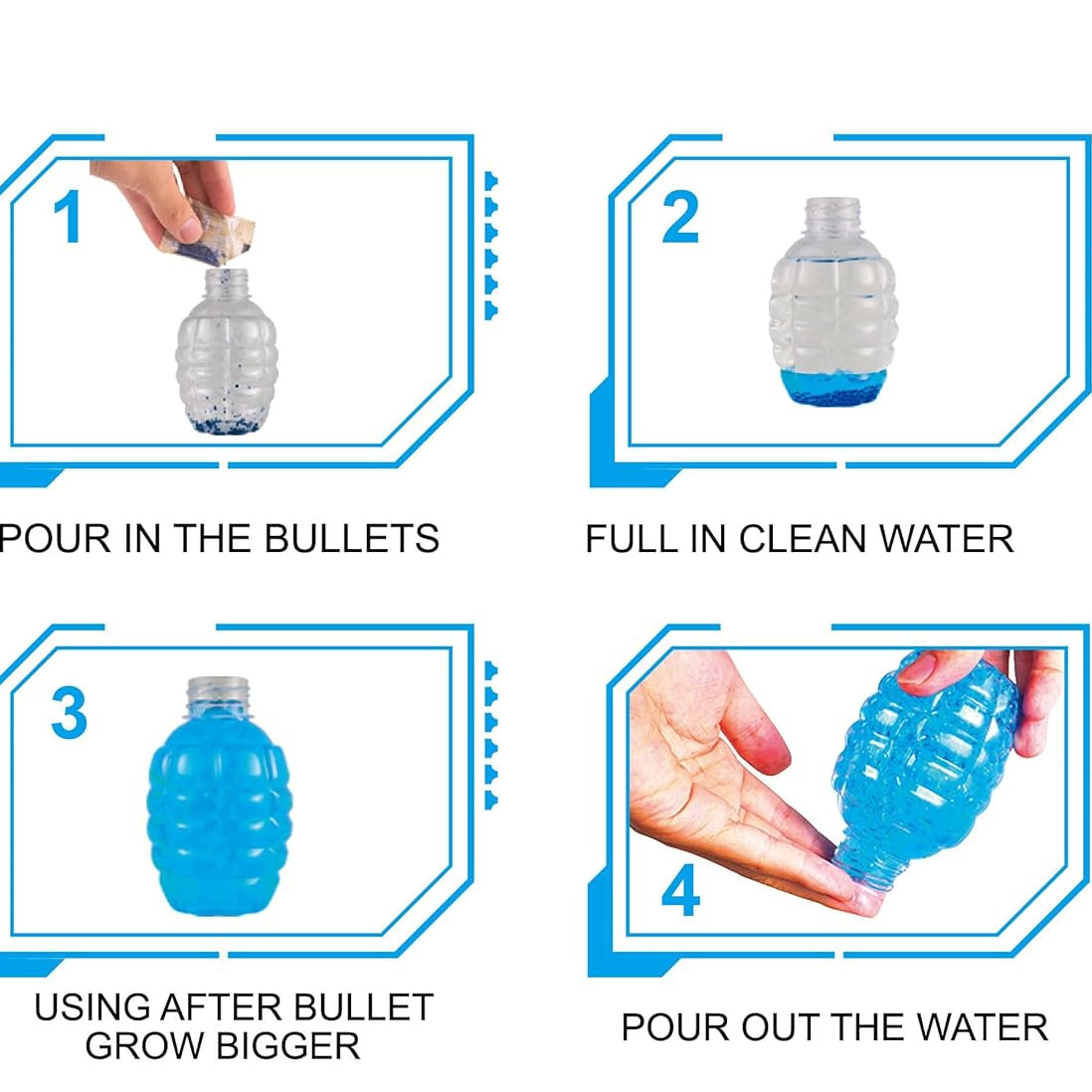 MP5 Electric Gel Blaster Gun – Smoke Version For kids