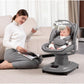 Multi-Motion Baby Cradle  – 360° Rotating Electric Rocker with Music & Mosquito Net
