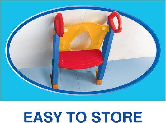 Toddler Toilet Training Seat with Step Ladder – Handles and Non-Slip Steps