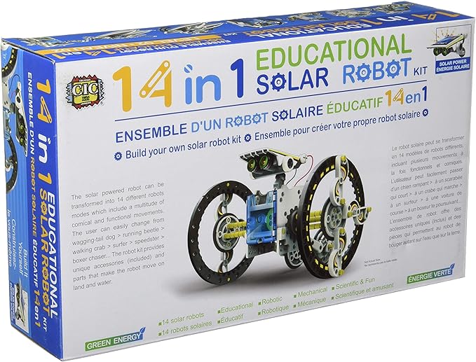 Educational Solar Robot Build-Your-Own Robot Kit