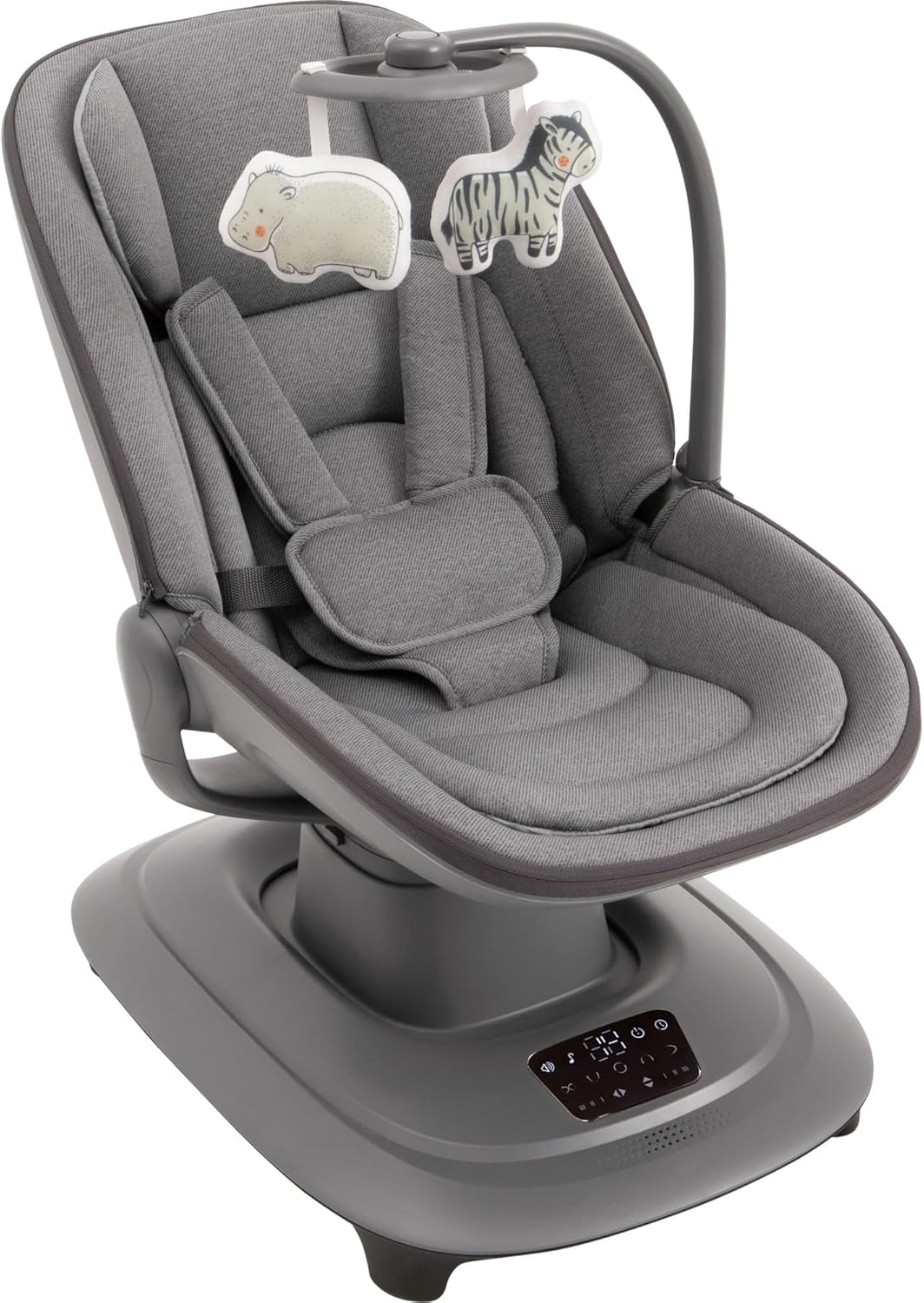 Multi-Motion Baby Cradle  – 360° Rotating Electric Rocker with Music & Mosquito Net