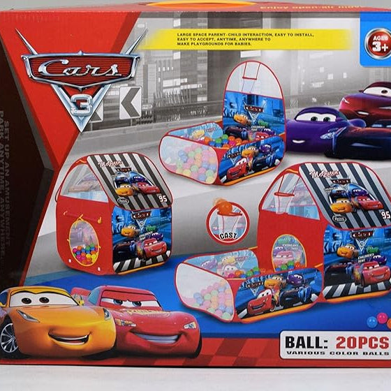 Disney Pixar Cars 3 Play Tent Set  – Indoor & Outdoor Fun for Kids