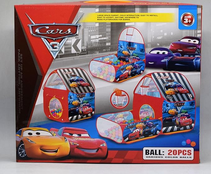 Disney Pixar Cars 3 Play Tent Set  – Indoor & Outdoor Fun for Kids