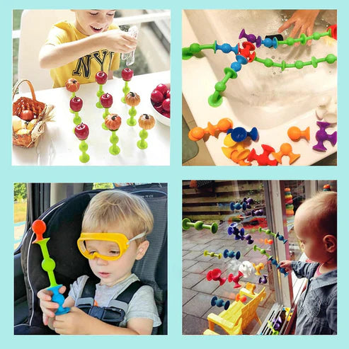 Smart Suction Builders – 50+ Shapes & Hours of Fun (36pcs )