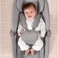 Multi-Motion Baby Cradle  – 360° Rotating Electric Rocker with Music & Mosquito Net