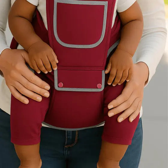 Baby Carrier with Detachable Hip Seat –  & Breathable Design | Newborn to Toddler Support