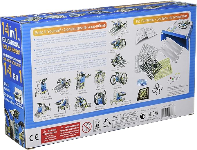 Educational Solar Robot Build-Your-Own Robot Kit