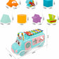Music Bus Toy - Shape Sorter & Xylophone
