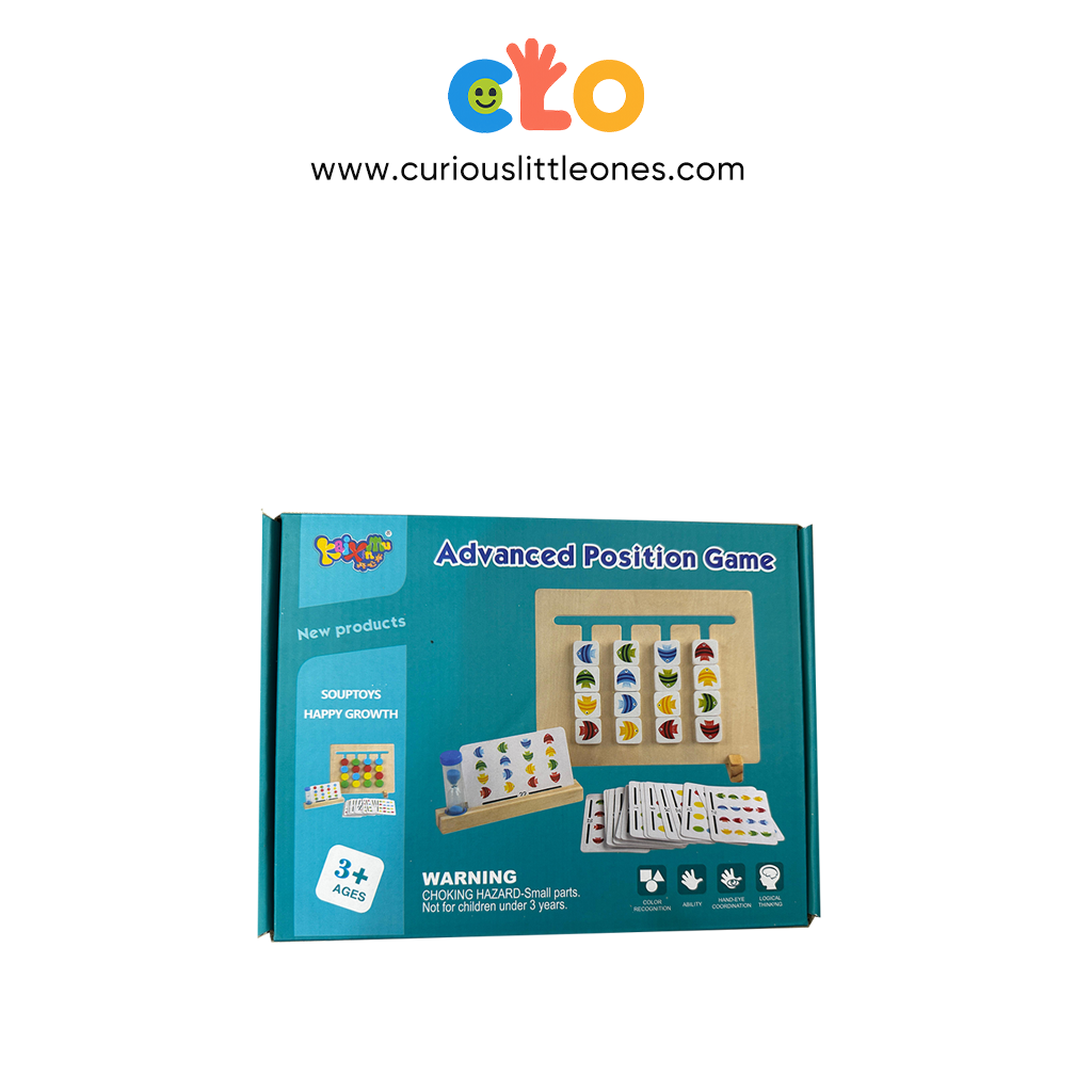 Advanced Position Matching Puzzle Game – Wooden Cognitive Toy for Kids