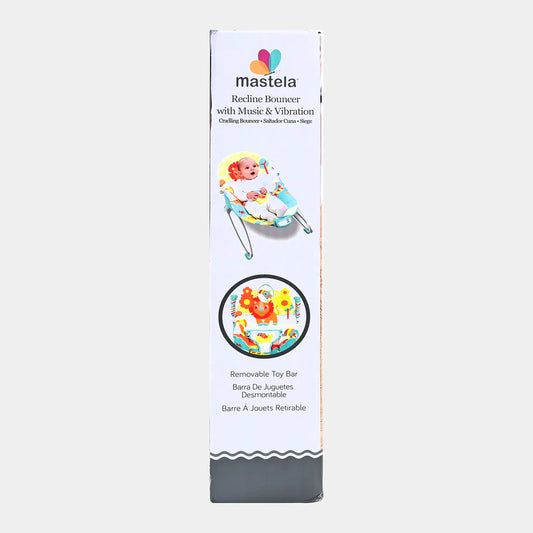 Baby Bouncer with Toy Bar – Comfortable, Calming & Safe for Newborns