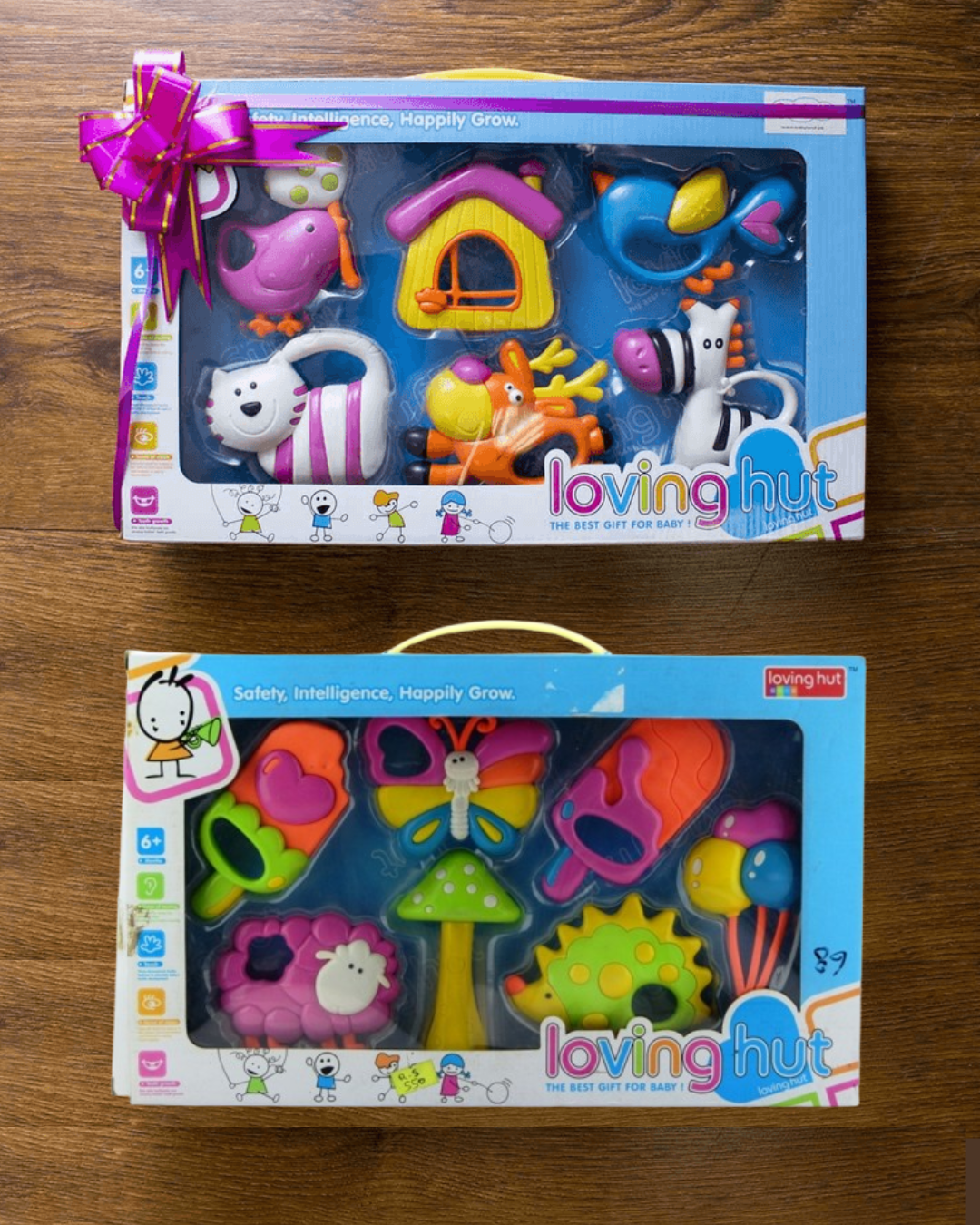 Loving Hut Baby Rattle Toy Set – Safe & Colorful Toys for Infants (6+ Months)