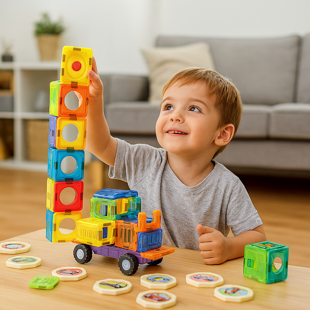 Magic Magnetic Blocks 41 Pcs Toy For Kids (Square Shape)