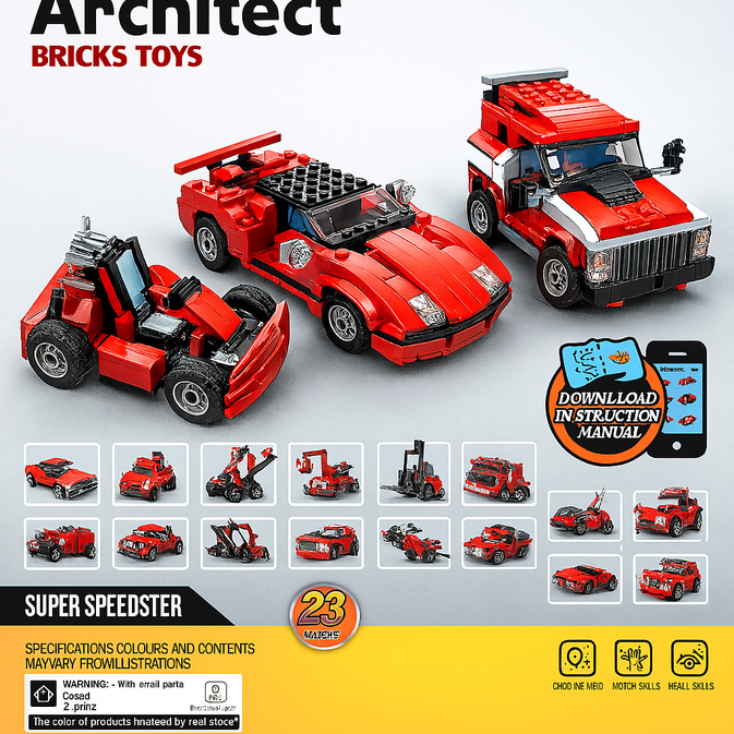 Lego Super Speedster  Creator Minifigure Building Set