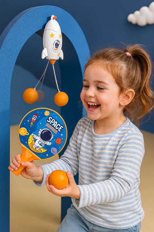Space Sports Hanging Table Tennis Set for Kids – Indoor Reflex Training Game