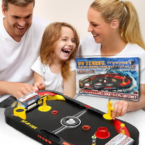 2-in-1 Tabletop Game Hockey & Soccer Action Set