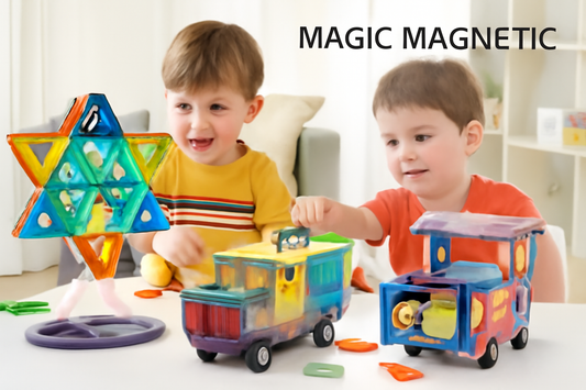 Magic Magnetic Blocks 100Pcs Toy For Kids (Square Shape)